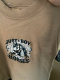Just A Boy Who Loves Horses T Shirt