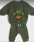 Cow Design Baby Tracksuit