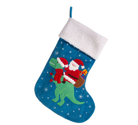 Dinosaur Christmas Stocking