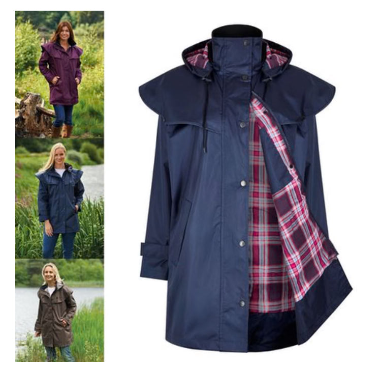 Waterproof ladies 3 4 Riding Dog walking Macs Dog Rider Boutique