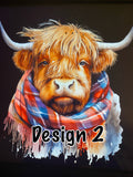 Autumn’s Highland Cow  Ladies Sweatshit