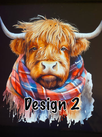 Autumn’s Highland Cow  Ladies Sweatshit