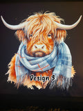 Autumn Highland Adults Cow Hoodies