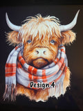 Autumn Highland Adults Cow Hoodies