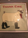 Sheep , Cow , Pig & Goat Theme Greeting Cards
